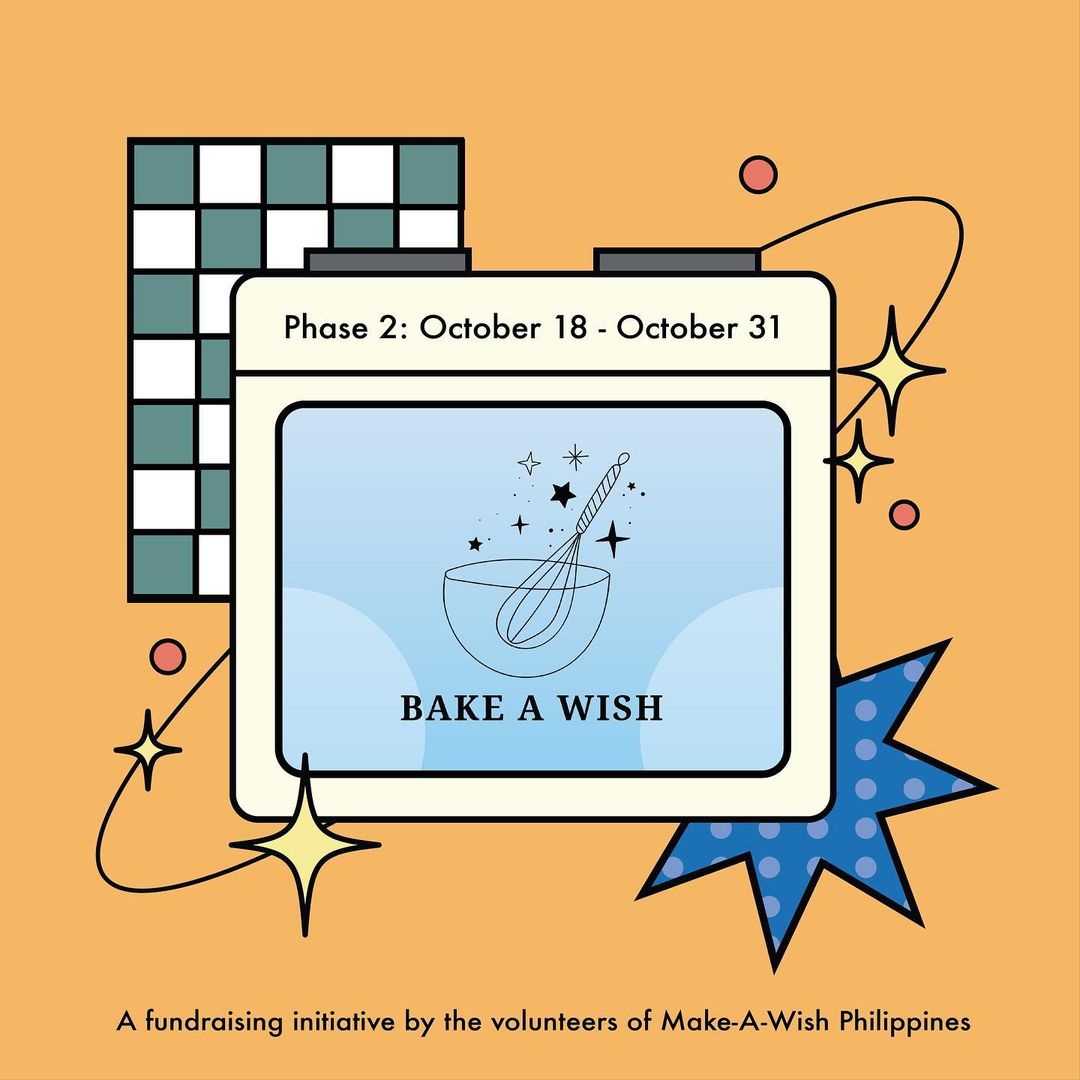 Bake A Wish 2nd Phase event poster