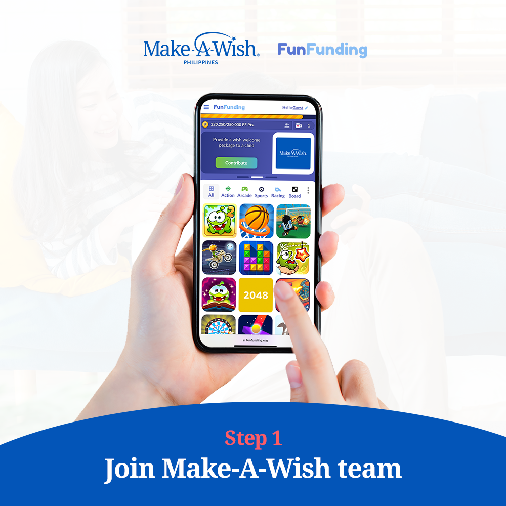 Step 1 - Join Make-A-Wish Team