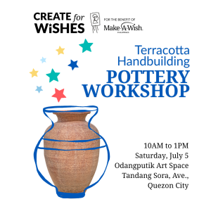 Terracotta Handbuilding Pottery Workshop ("Create For Wishes" Event)